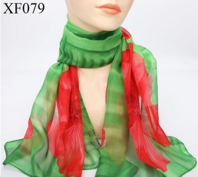 Pañoleta Estampada Primavera Otoño en Chifón Ligero - Image 15