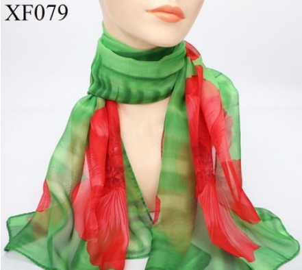 Pañoleta Estampada Primavera Otoño en Chifón Ligero - Image 15