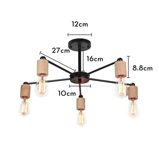 Lámpara LED de Techo Minimalista para Dormitorio y Sala - Image 10