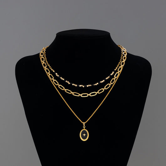 Cadena de Oro 18k con Dije Estrella - Collar Elegante para Clavícula - Image 10