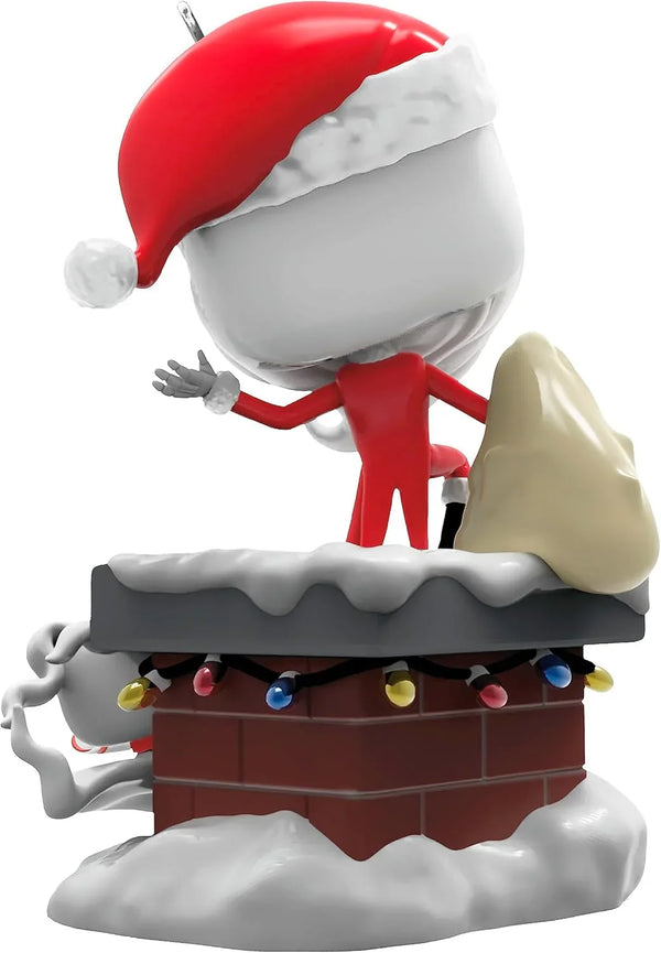 Enfeite de Natal 2023, Disney O Estranho Mundo de Jack Jack Skellington e Zero Funko POP!, Presentes para Fãs da Disney