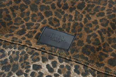 Abrigo Suelto Estampado Leopardo Vintage con Forro Grueso - Image 13