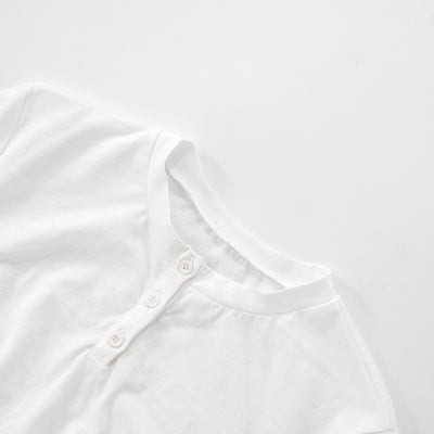 Blusa Básica para Mujer con Cuello Redondo, Botones y Hombros Caídos - Image 27
