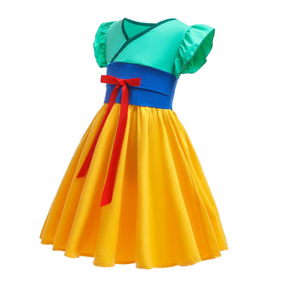 Vestido Princesa Infantil de Algodón para Niñas - Image 11