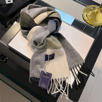 Bufanda Cuadros Lujo Cashmere Unisex - Image 19