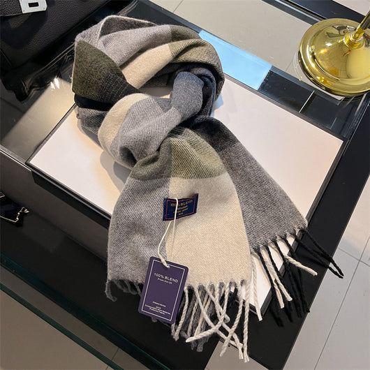 Bufanda Cuadros Lujo Cashmere Unisex - Image 19