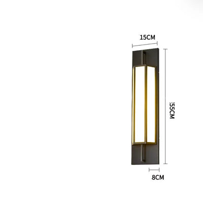 Lámpara de Pared Exterior Impermeable para Pilares y Jardines - Image 4