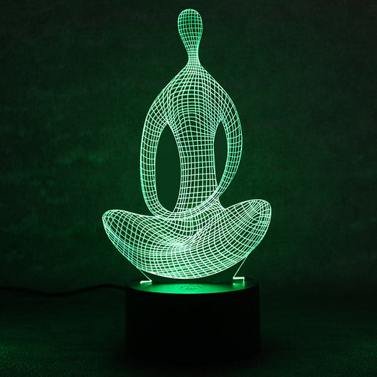 Lámpara LED 3D Cambio de Color para Meditación y Relajación - Image 10