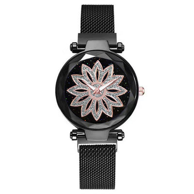 Reloj de cuarzo con esfera de cielo estrellado para mujer - Image 9