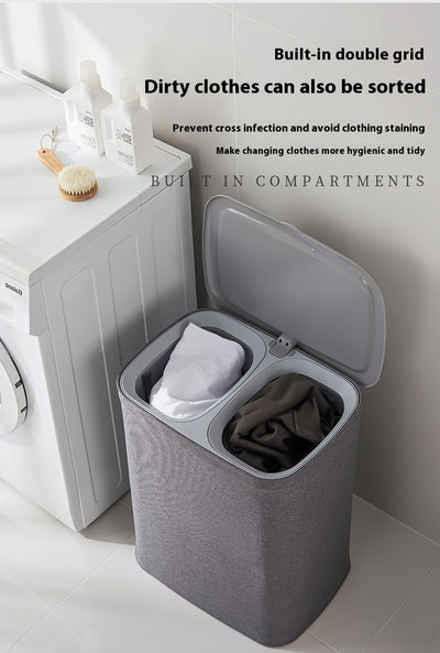 Canasta de Tela para Ropa Sucia con Tapa - Organizador Multifunción - Image 16