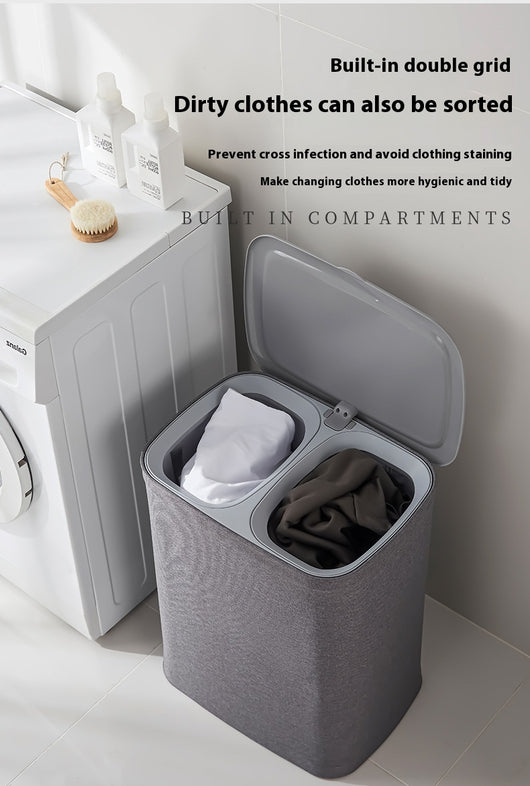 Canasta de Tela para Ropa Sucia con Tapa - Organizador Multifunción - Image 16