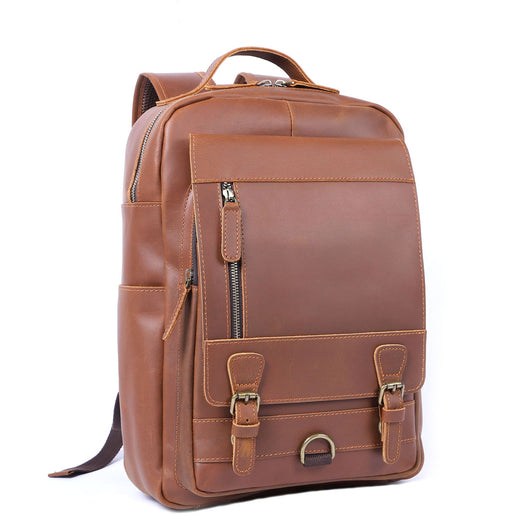 Mochila de Cuero Vintage Crazy Horse de Alta Capacidad - Image 24