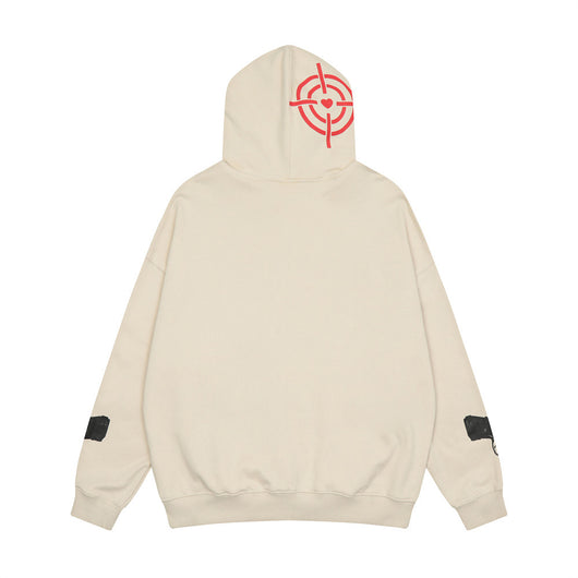 Cardigan Hoodie Oversized con Estampado de Letras - Tendencia Urbana - Image 6