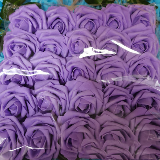 Rosas de Espuma PE con Tallo y Hojas - 25 Flores Decorativas para Bodas y San Valentín - Image 28