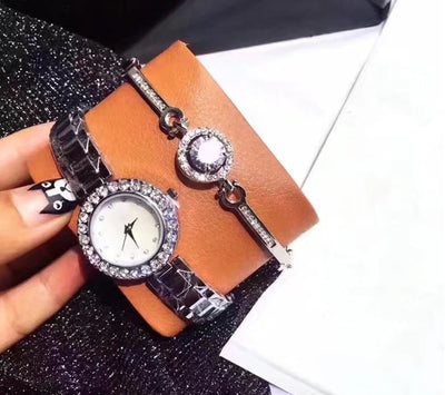 Reloj de Acero Inoxidable para Mujer con Pulsera de Acero - Image 12
