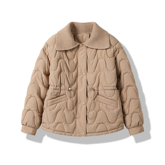 Abrigo de Lana con Relleno para Invierno - Cuello Solapa Mujer - Image 5