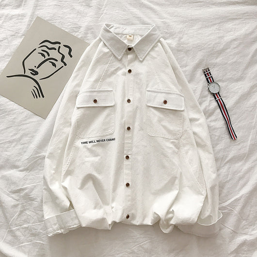Camisa Suelta y Desenfadada con Forro de Red - Estilo Urbano Moderno - Image 13