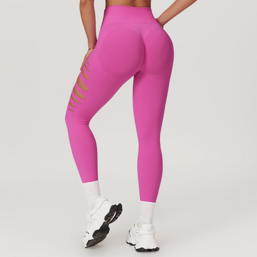 Leggins Deportivos Ajustados sin Costuras con Cintura Alta y Levantacaderas Efecto Melocotón - Image 4