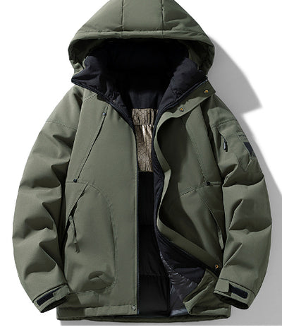 Chaqueta Acolchada Deportiva Casual para Hombre - Abrigo de Invierno - Image 7