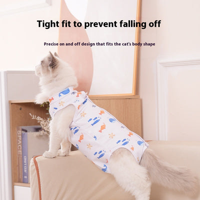 Pijama de Recuperación Postquirúrgica para Gatos Todas las Estaciones - Image 3