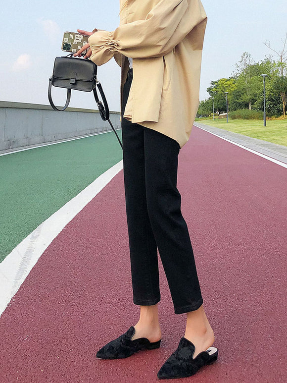 Pantalones Cigarette de Cintura Alta Reductores Nine Points