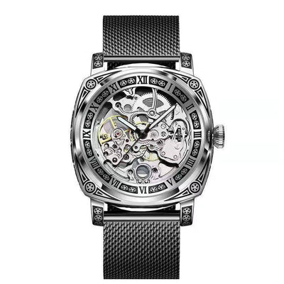 Reloj Mecánico Automático Vintage Hueco para Hombre - Image 9