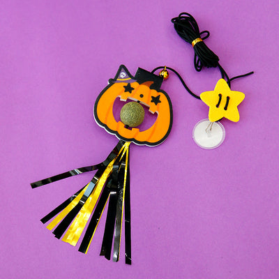Juguete Interactivo de Plumas con Cuerda Elástica para Gatos - Image 7