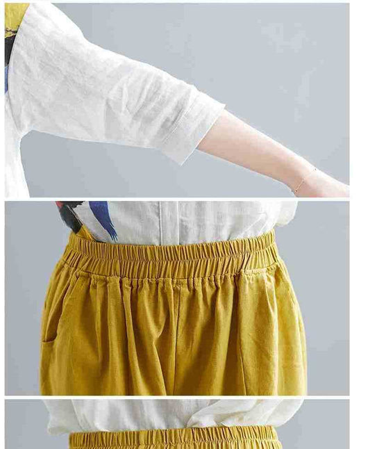 Conjunto de Dos Piezas: Camisa Suelta y Pantalón Noveno - Image 8