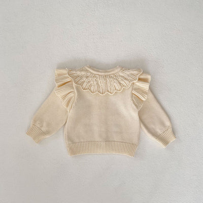 Cardigan Tejido con Bordados para Niña - Manga Larga - Image 24