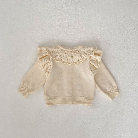 Cardigan Tejido con Bordados para Niña - Manga Larga - Image 24