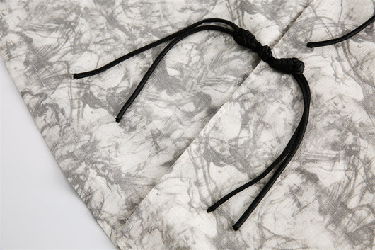 Camisa Suelta Estampado Tie-Dye para Hombre - Image 20