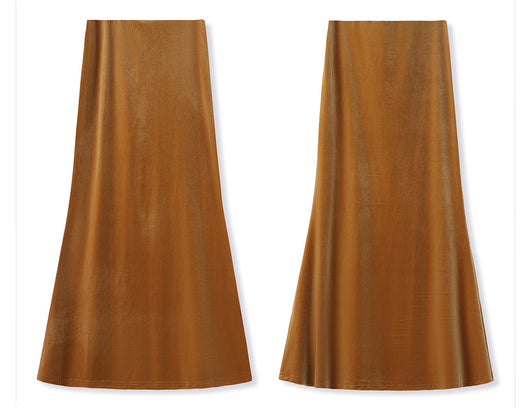 Falda Larga Estilo Nacional Otoño - Diseño Elegante y Moderno - Image 11