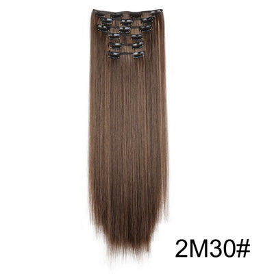 Set de 6 Extensiones de Cabello Liso Largo - Image 9