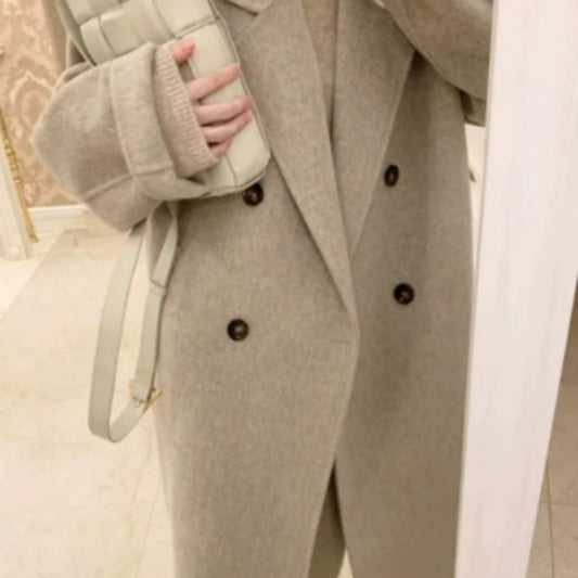 Abrigo de Lana Grueso para Mujer en Talla Pequeña - Image 2