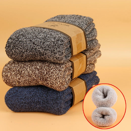 Calcetines Térmicos Largos para Hombre con Forro de Terciopelo y Lana - Image 12