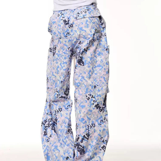 Pantalones Cargo Camuflaje Retro - Corte Recto Ancho Verano - Image 2