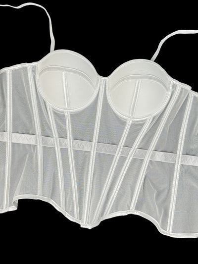 Corsé Reductor de Malla Estilo Europeo - Camiseta Ajustadora de Cintura - Image 22