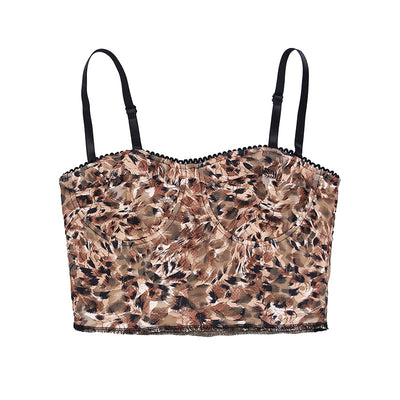 Top Ajustado Estampado Leopardo con Tirantes Finos - Estilo Casual Verano - Image 2