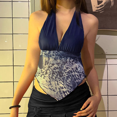 Top Halter Escotado sin Espalda Slim Fit para Mujer - Image 9