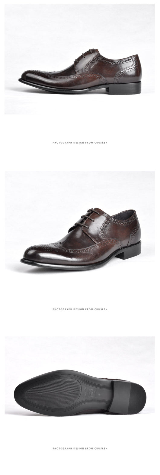 Zapatos de Cuero Genuino para Hombre Punta Fina Negocios Formales - Image 12