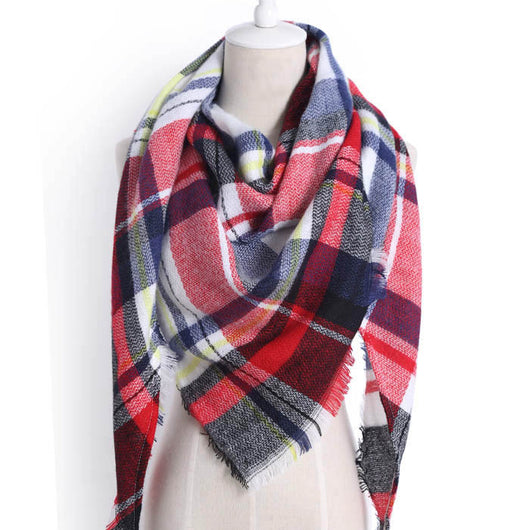 Bufanda Chal Triangular de Cachemira para Invierno - Estilo Europeo y Americano - Image 27