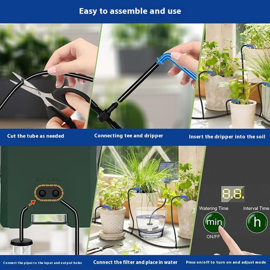Sistema Automático de Riego Solar con Temporizador Portátil - Image 3