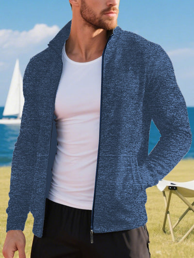 Chaqueta Polar con Cierre Frontal para Hombre Talla Grande - Image 12