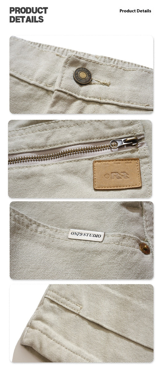 Shorts de Trabajo Pure Cotton - Comodidad y Estilo para Hombre - Image 11