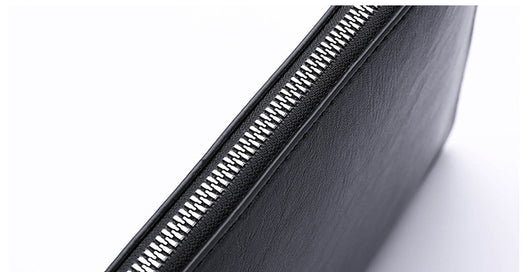 Cartera Ejecutiva de Cuero PU a Cuadros para Hombre - Image 19