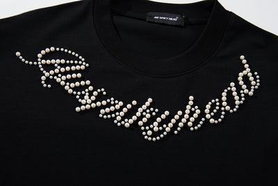 Sudadera con Capucha Pesada de Letras Perladas para Parejas - Image 17