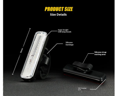 Luz Frontal para Bicicleta con Carga USB - Seguridad Garantizada - Image 6