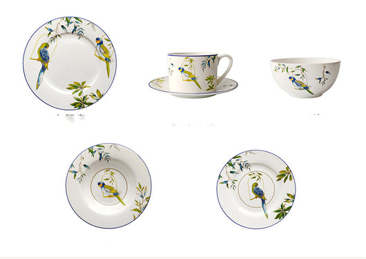 Juego de Vajilla de Porcelana Loro - Image 7