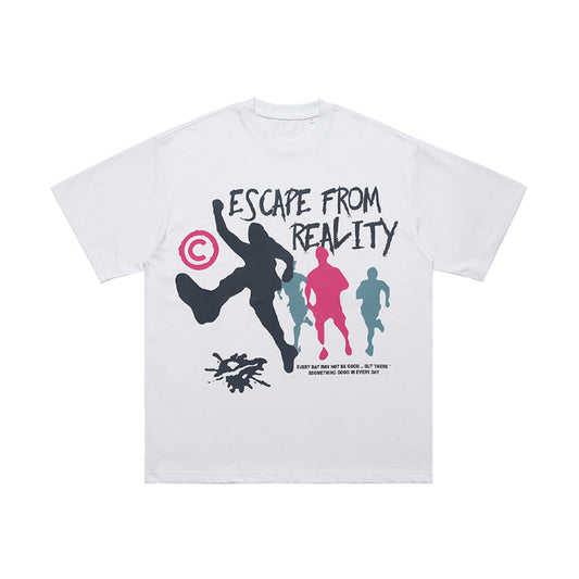 Camiseta Estampada de Algodón Doble Hilo - Diseño Trendy de Manga Corta - Image 6