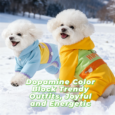 Abrigo Térmico Tres en Uno Anticolisión para Perros Pequeños y Medianos - Chaqueta Impermeable de Lana Polar Premium - Image 9